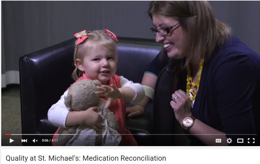 Quality at St. Michael's: Medication Reconciliation